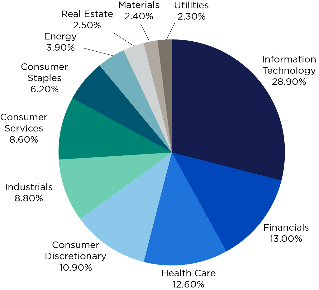 SP 500 Price Index Sector Breakdown